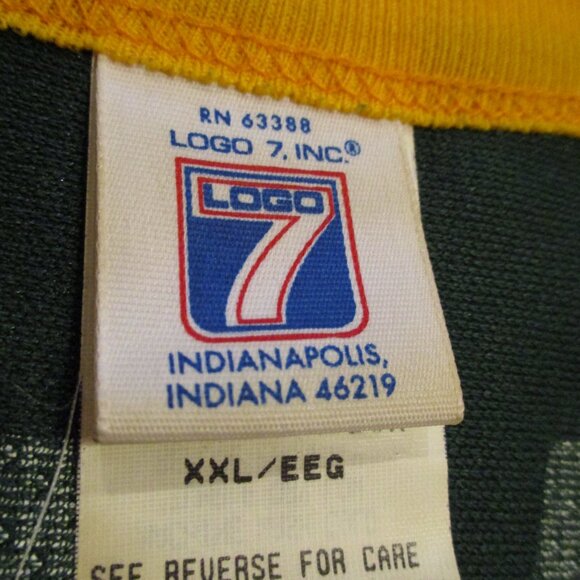 NFL Vintage 1996 Logo 7 Packers Favre Men XX Large Green Yellow Favre Jersey - Picture 11 of 12